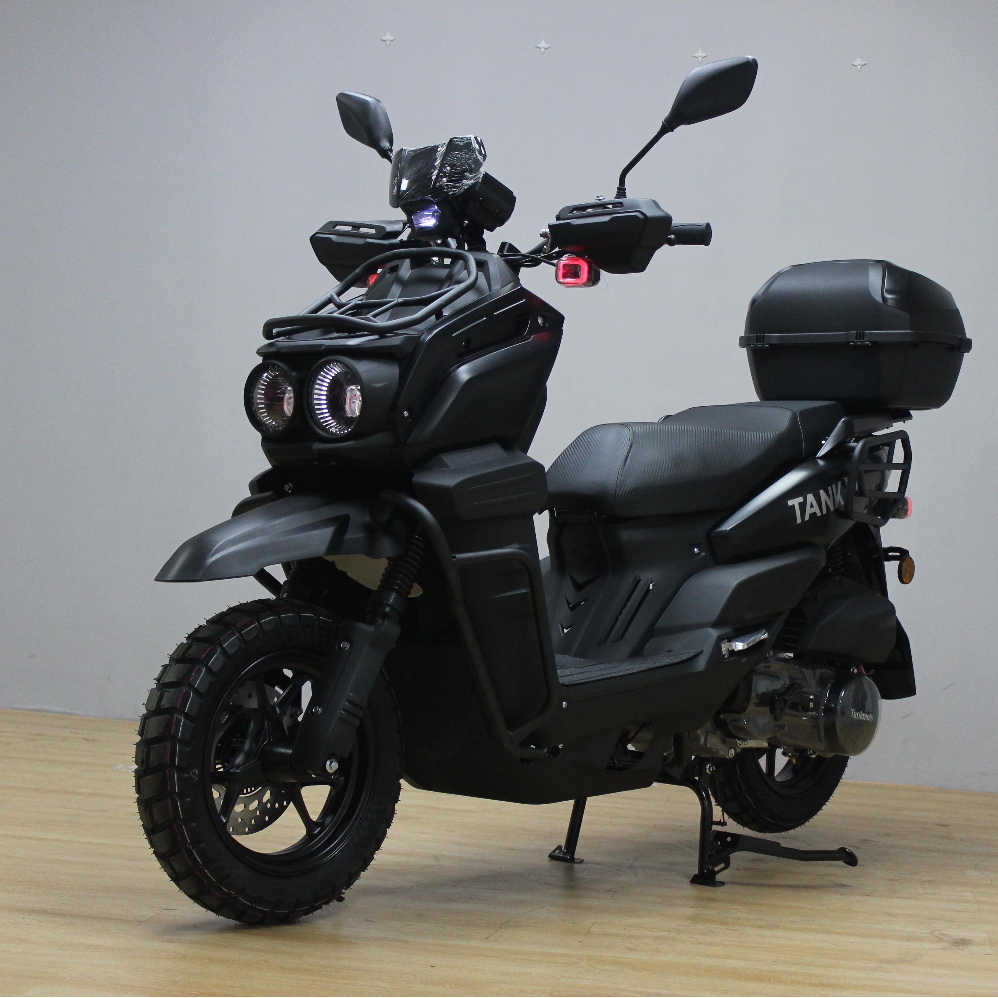Best-Selling TANK 125CC & 150CC Gasoline Motorcycle 85km/h Gas Scooter with 4 Stroke Engine Disc Brake Motorcycles