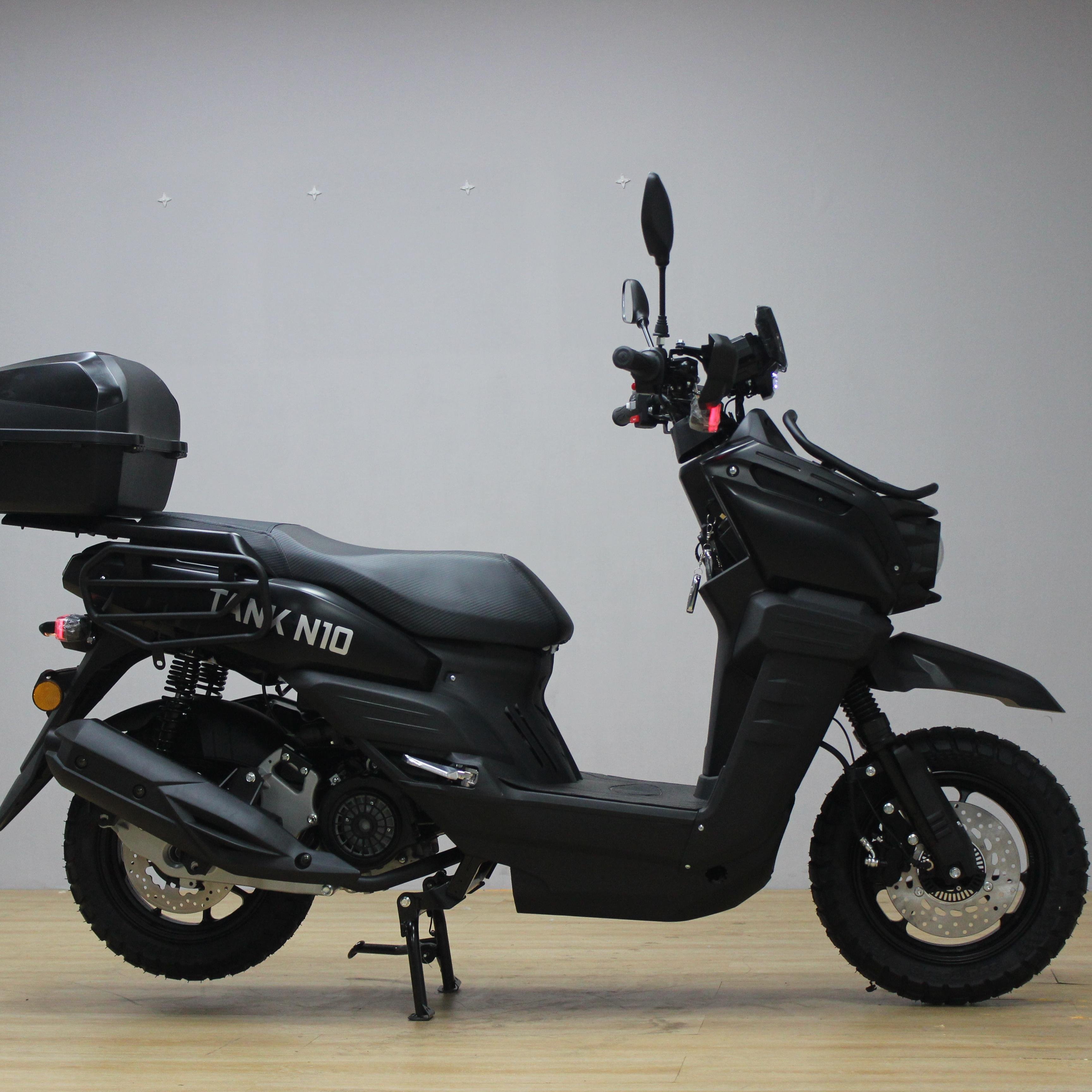 Best-Selling TANK 125CC & 150CC Gasoline Motorcycle 85km/h Gas Scooter with 4 Stroke Engine Disc Brake Motorcycles