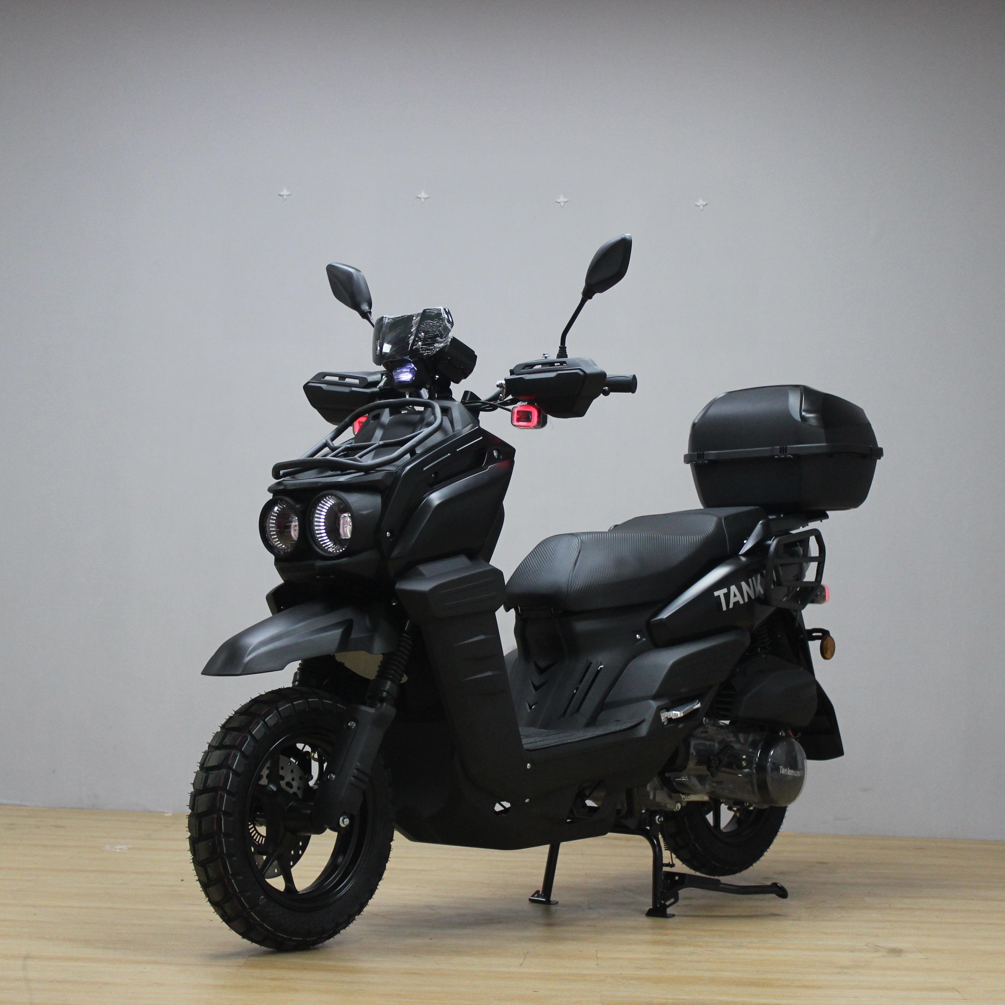 Best-Selling TANK 125CC & 150CC Gasoline Motorcycle 85km/h Gas Scooter with 4 Stroke Engine Disc Brake Motorcycles