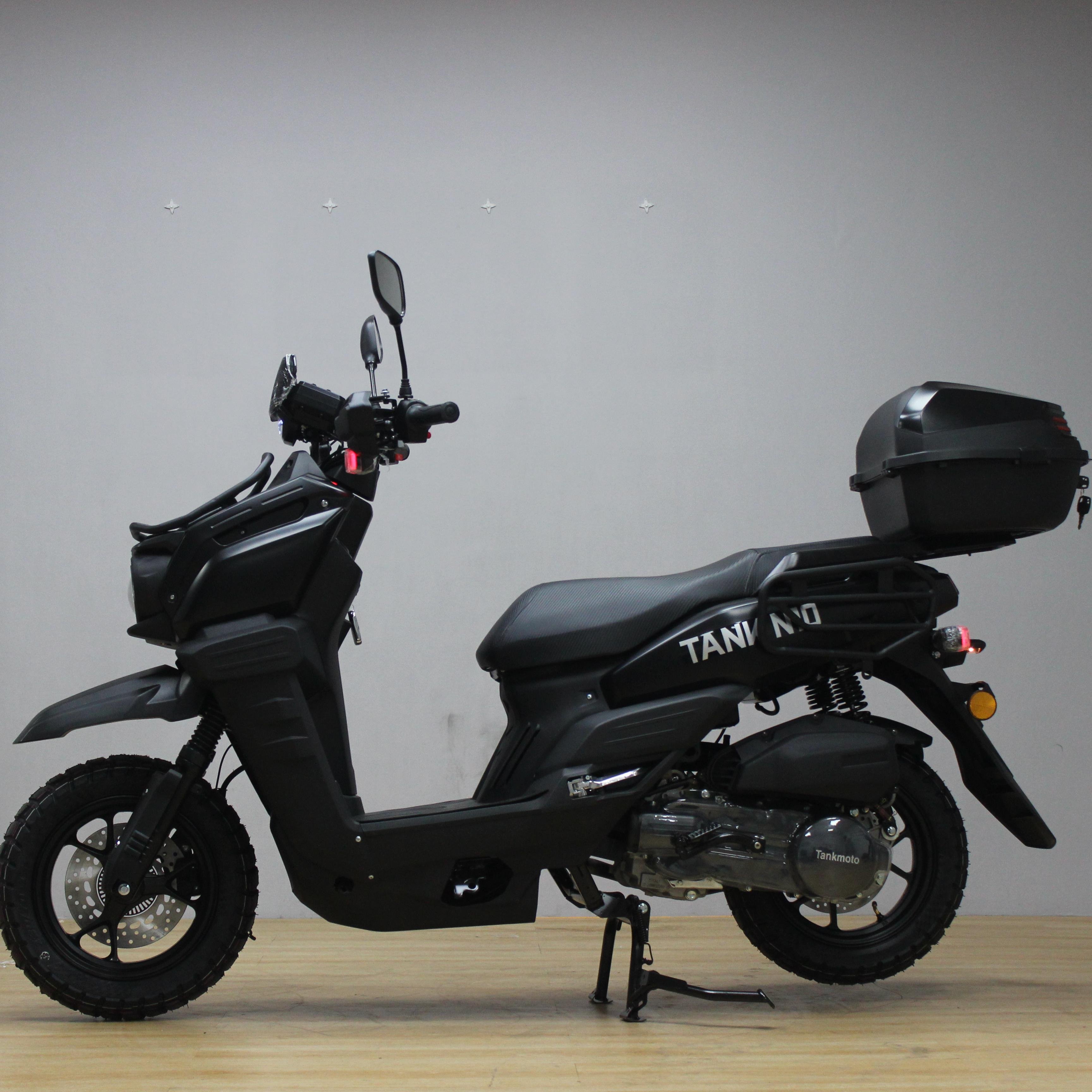 Best-Selling TANK 125CC & 150CC Gasoline Motorcycle 85km/h Gas Scooter with 4 Stroke Engine Disc Brake Motorcycles