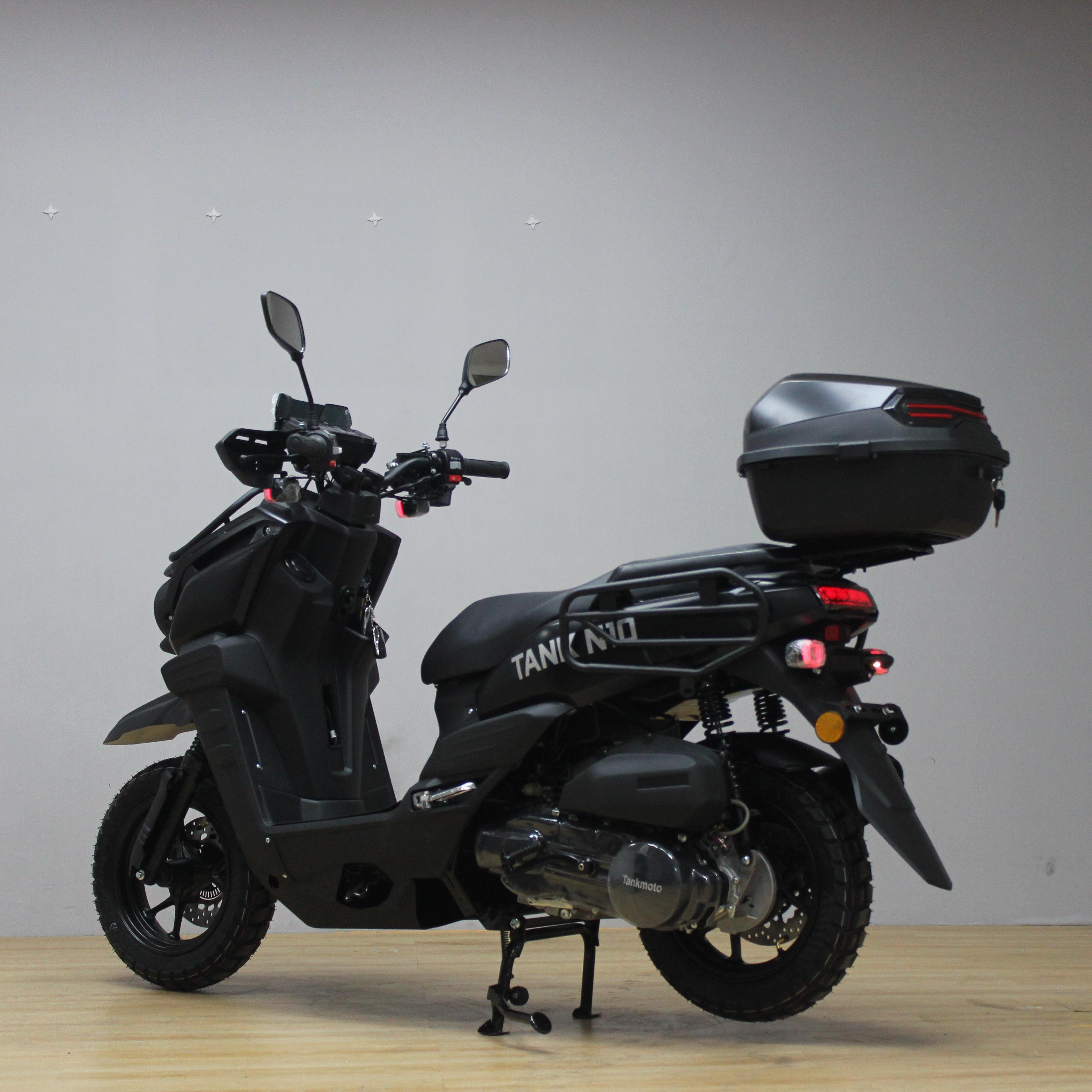 Best-Selling TANK 125CC & 150CC Gasoline Motorcycle 85km/h Gas Scooter with 4 Stroke Engine Disc Brake Motorcycles
