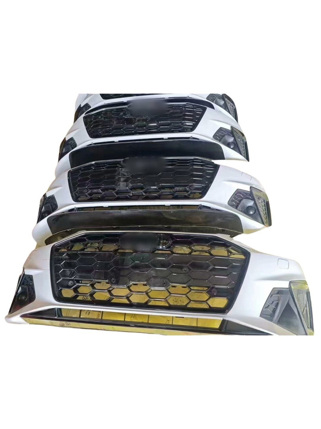 Complete Front Face Assembly Abs Plastic Car Grille Front Bumper Body Kit for A4 Sport Version