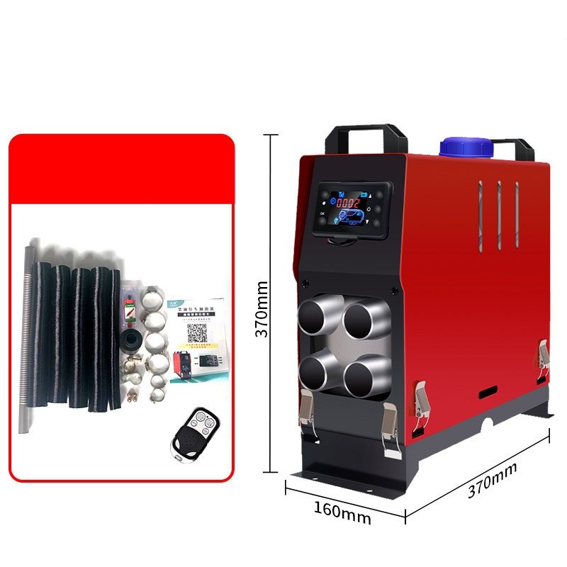 RGFROST 8KW Portable Small Heavy Duty Diesel Air Parking Heater LCD Display with Home Use Track for VW Cars