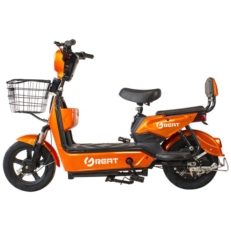 New Design 350W Brushless 2-Seater E-Bike with Turn Signals Smart Electronic Sensor Bluetooth Integrated 48V Battery Good Price