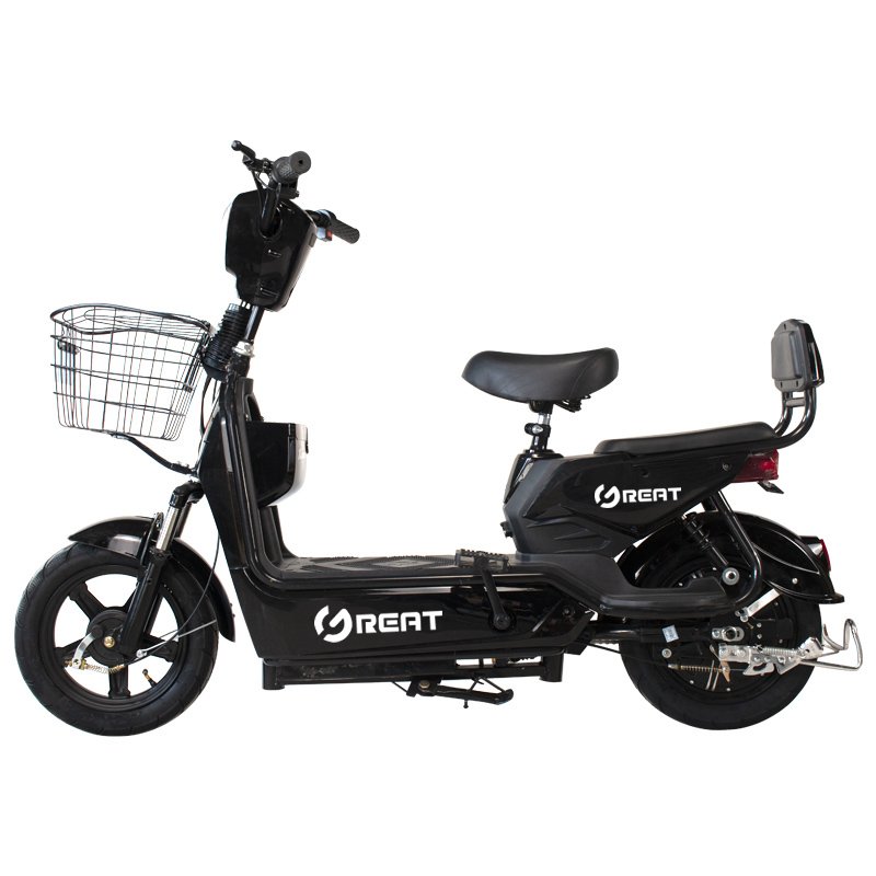 New Design 350W Brushless 2-Seater E-Bike with Turn Signals Smart Electronic Sensor Bluetooth Integrated 48V Battery Good Price