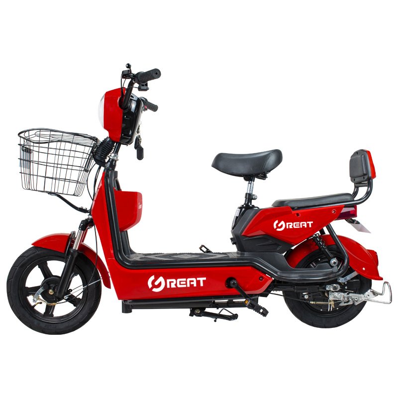 New Design 350W Brushless 2-Seater E-Bike with Turn Signals Smart Electronic Sensor Bluetooth Integrated 48V Battery Good Price