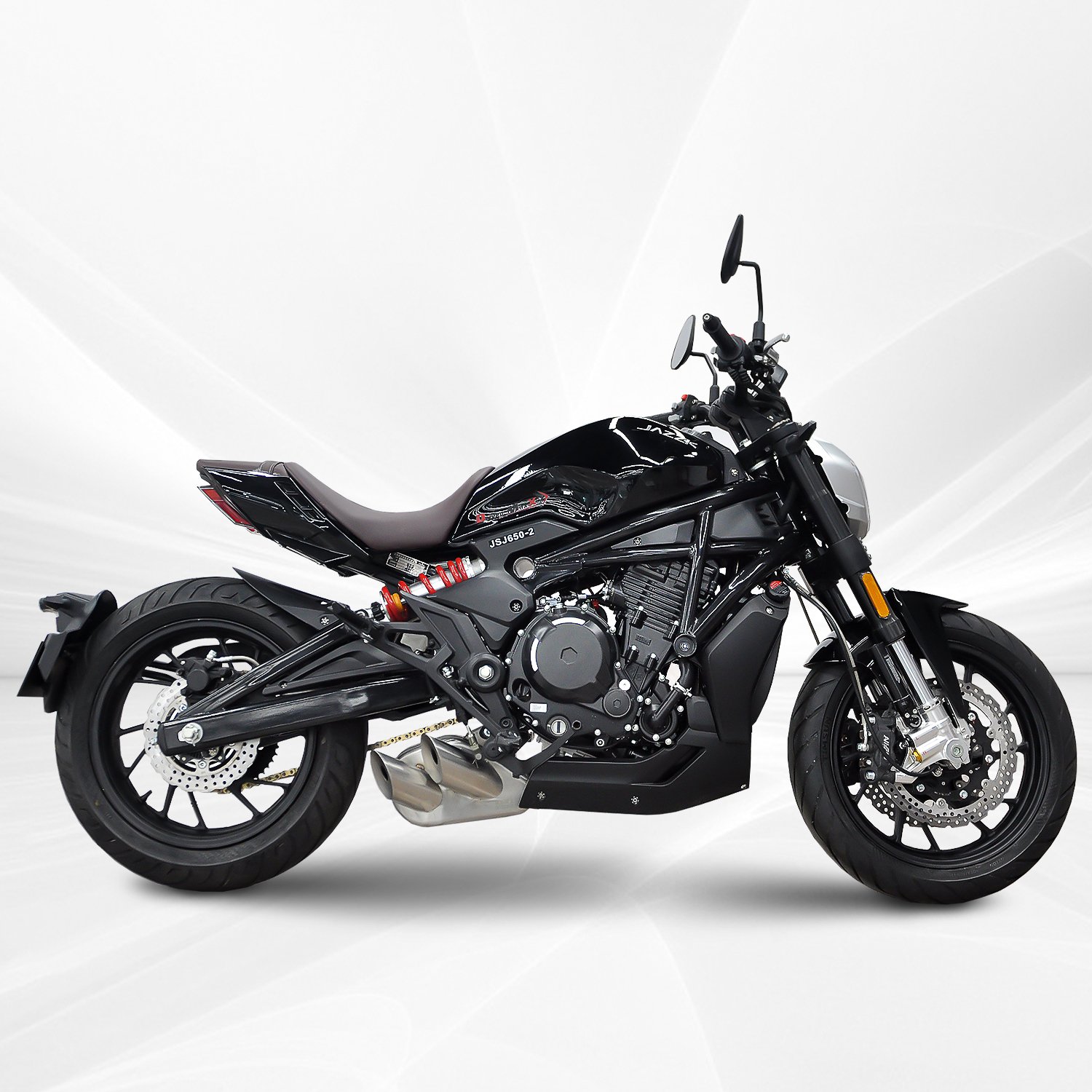 High Speed Motorcycle 650CC Water Cooling Engine Double Cylinder 6 Speed DX650 Racing Motorcycle Double Disc Brake