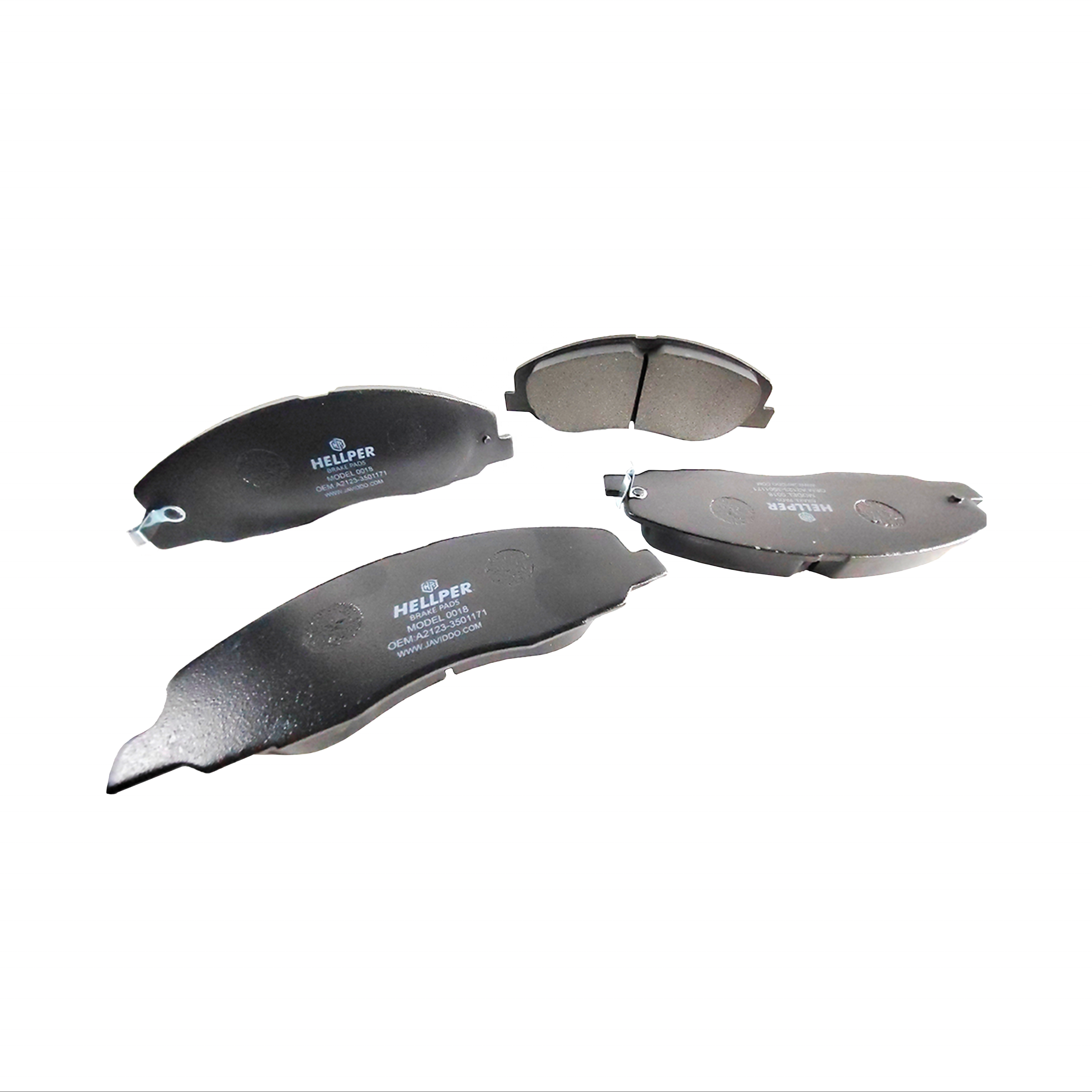 Hellper OEM Brake Pads A21R23-3501171 for Gaz Gazelle Next Russian Auto Parts Brake Pads Semi Metallic Wear Resistant Brake Pads