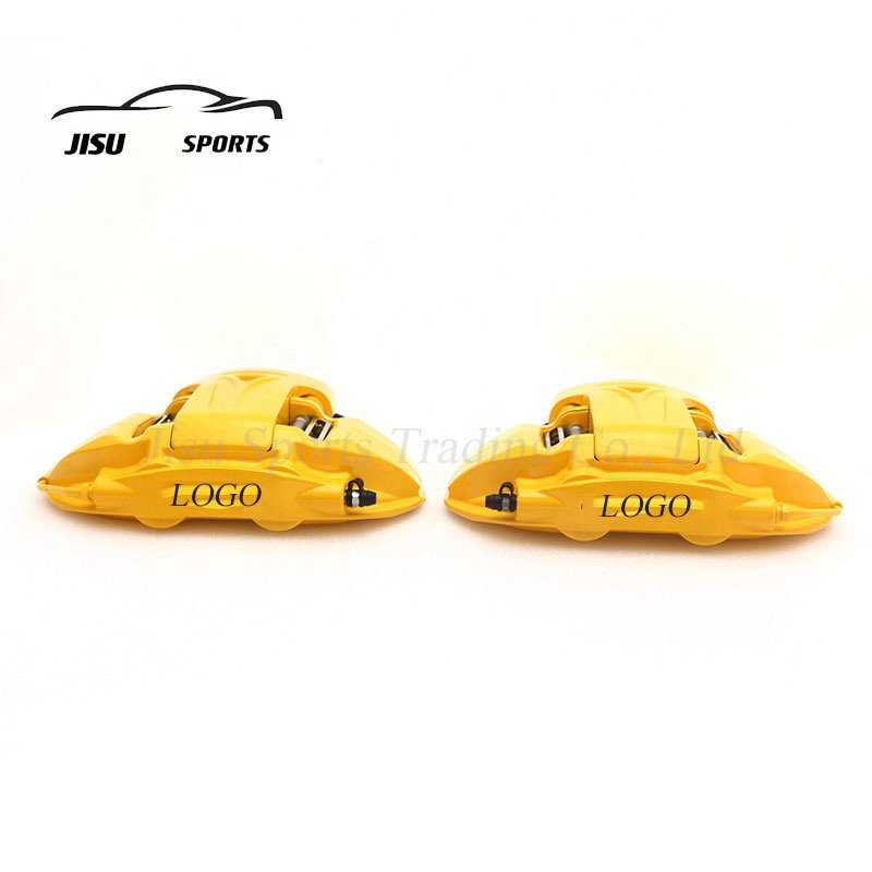 4 Piston Yellow Car Caliper Kit With Accessories Fit for Akebono Series renault megane 3 rs 4 tesla Model Y and Gx460 Rear Wheel