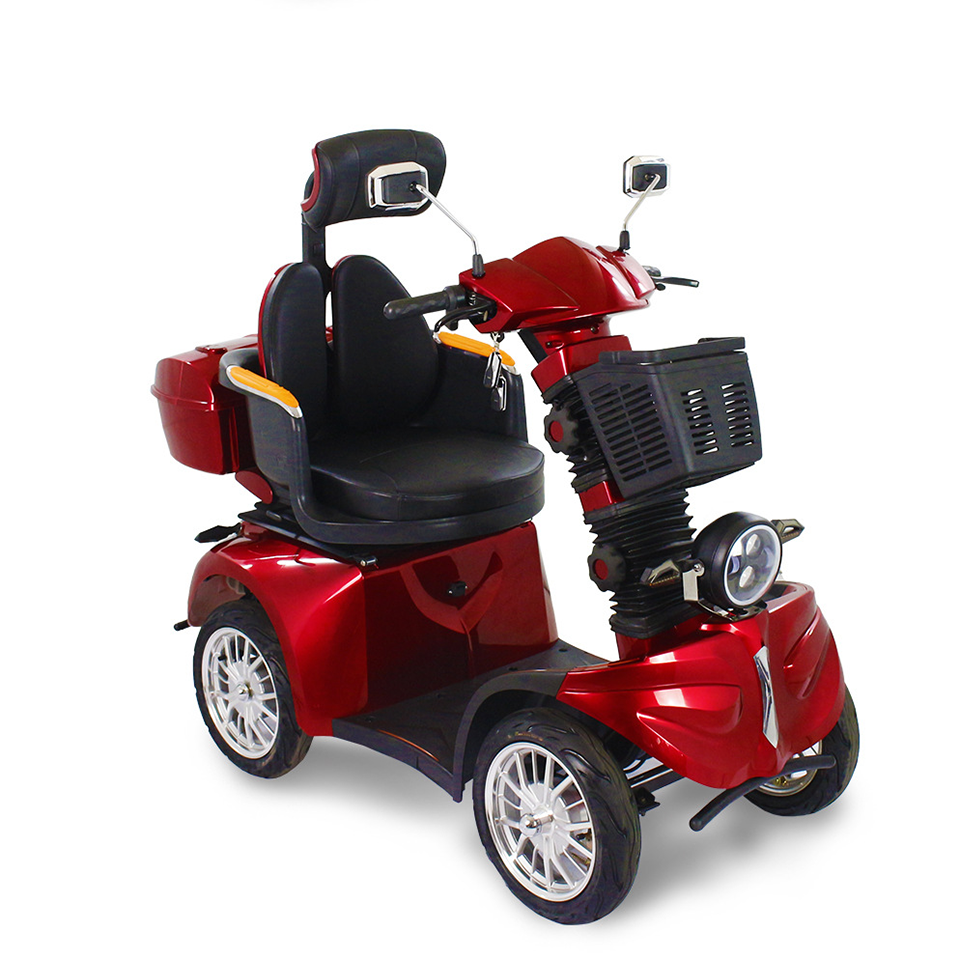 Anlochi 2024 New 4 Wheel Electric Motorcycle 800W 60V Electric Passenger off Road Senior 4 Wheel Mobility Scooter