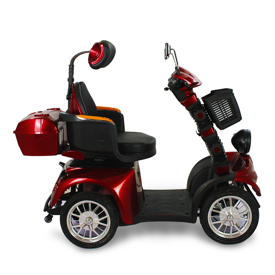 Anlochi 2024 New 4 Wheel Electric Motorcycle 800W 60V Electric Passenger off Road Senior 4 Wheel Mobility Scooter