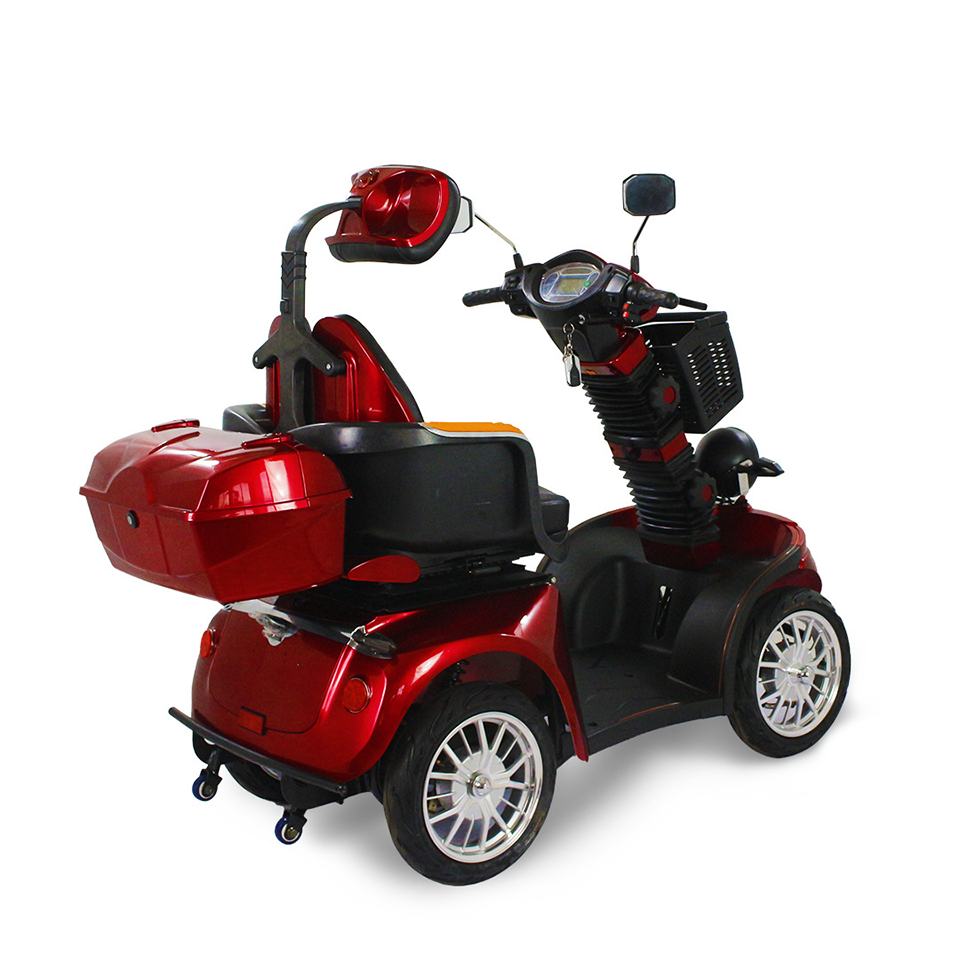 Anlochi 2024 New 4 Wheel Electric Motorcycle 800W 60V Electric Passenger off Road Senior 4 Wheel Mobility Scooter