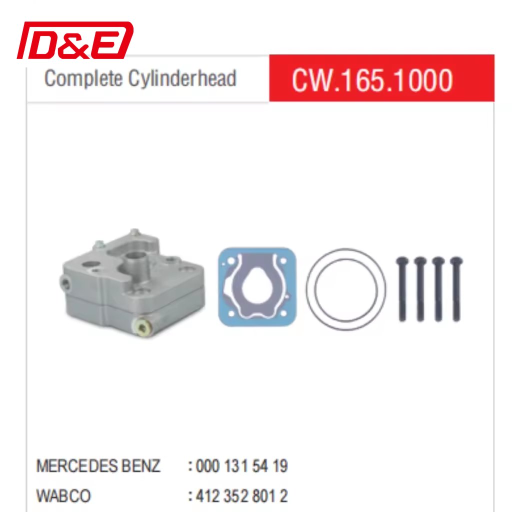 Truck Air Brake Parts Compressor Cylinder Head 4123528012 0001315419 4123520250 Depehr MBZ OM906 OM924 Cylinders Air Compressor