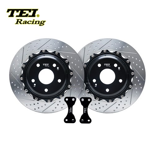 TEIRACING Big Brake Kit P60EV 6 Pot Split Caliper and Rear Upgrade Rotor Kit With 355/380 mm Rotor Auto Brake System
