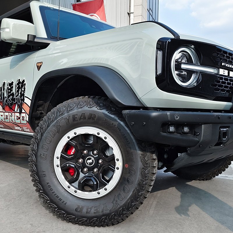 Off Road 6 Piston Front Brake Calipers Modified Brake Kits for Ford Bronco Jeep Wrangler Land Rover Defender Toyota Land Cruiser