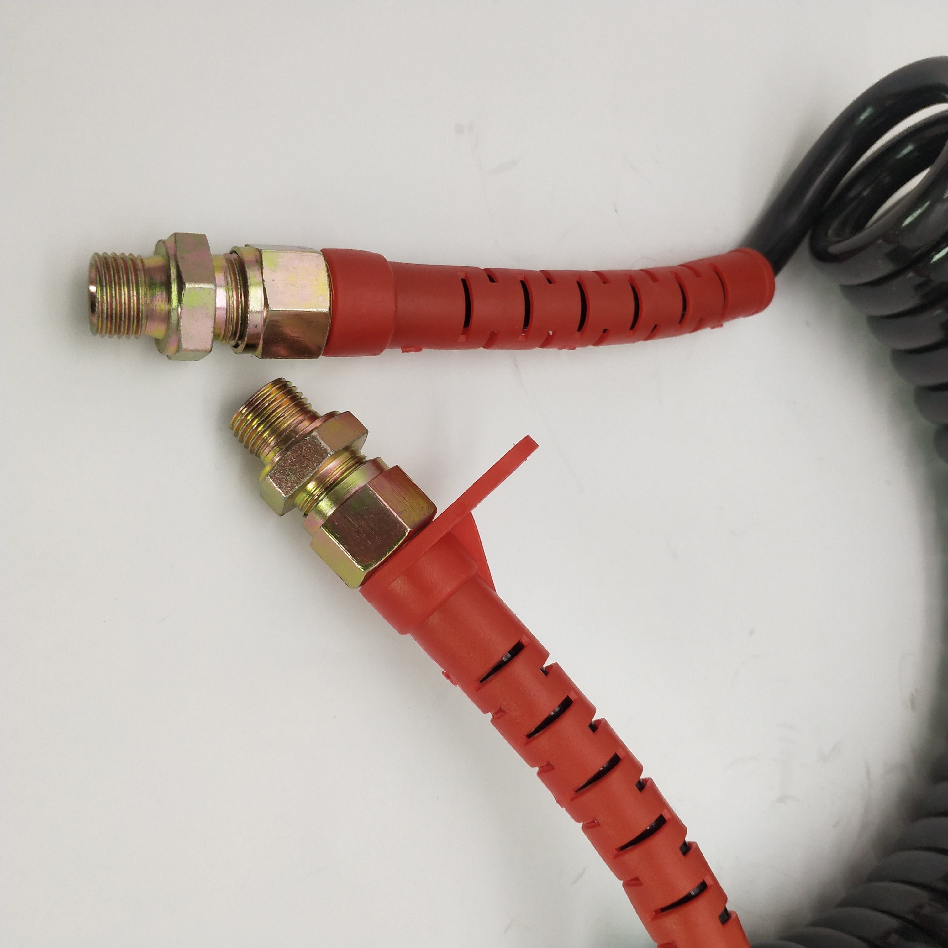 High Quality Factory Price air Brake Coil Brake Hose Nylon Material Flow Gun PU PA Spiral Hose for Sale