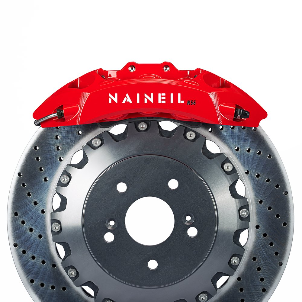 Naineil Upgrade Brake Systems Racing Forged 6 Pot Brake Caliper 6 Piston Big Brake Kit for subaru Impreza Wrx Sti