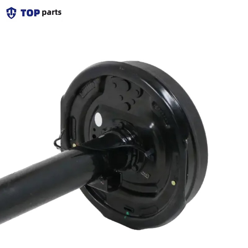 Factory Direct 3500 Lbs Trailer Axle with Brakes, with Disc Brakes and Hub Trailer Torsion Axle Kit