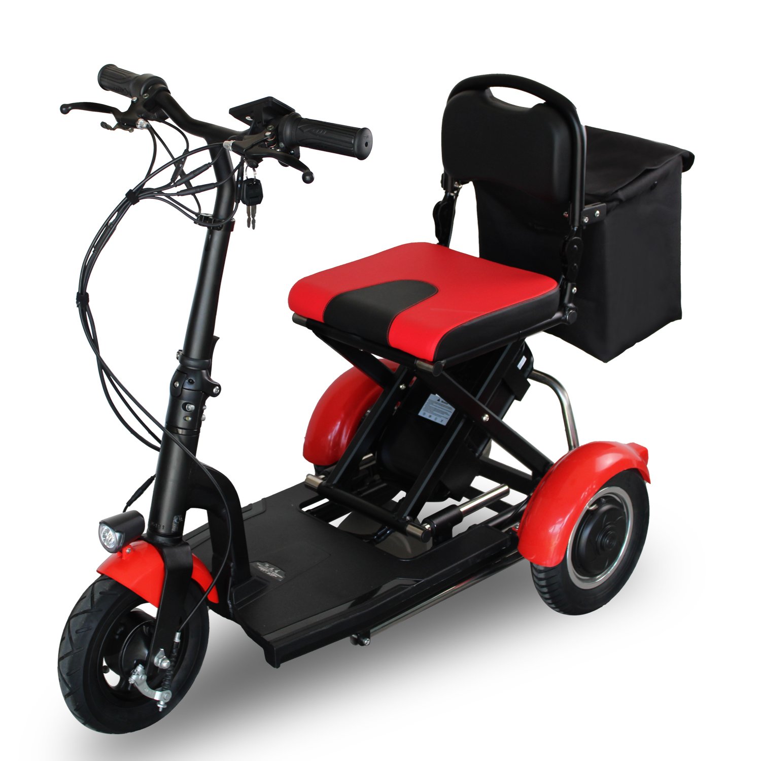Hot Selling Mobility Scooter 48V 300W 7.8Ah Foldable Frame Disabled Adults&Elderly Electric Tricycle Electric Trikes Scooter