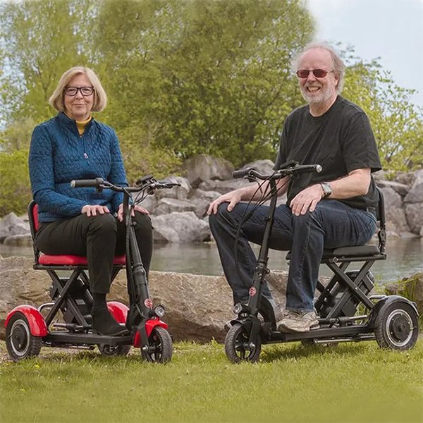 Hot Selling Mobility Scooter 48V 300W 7.8Ah Foldable Frame Disabled Adults&Elderly Electric Tricycle Electric Trikes Scooter