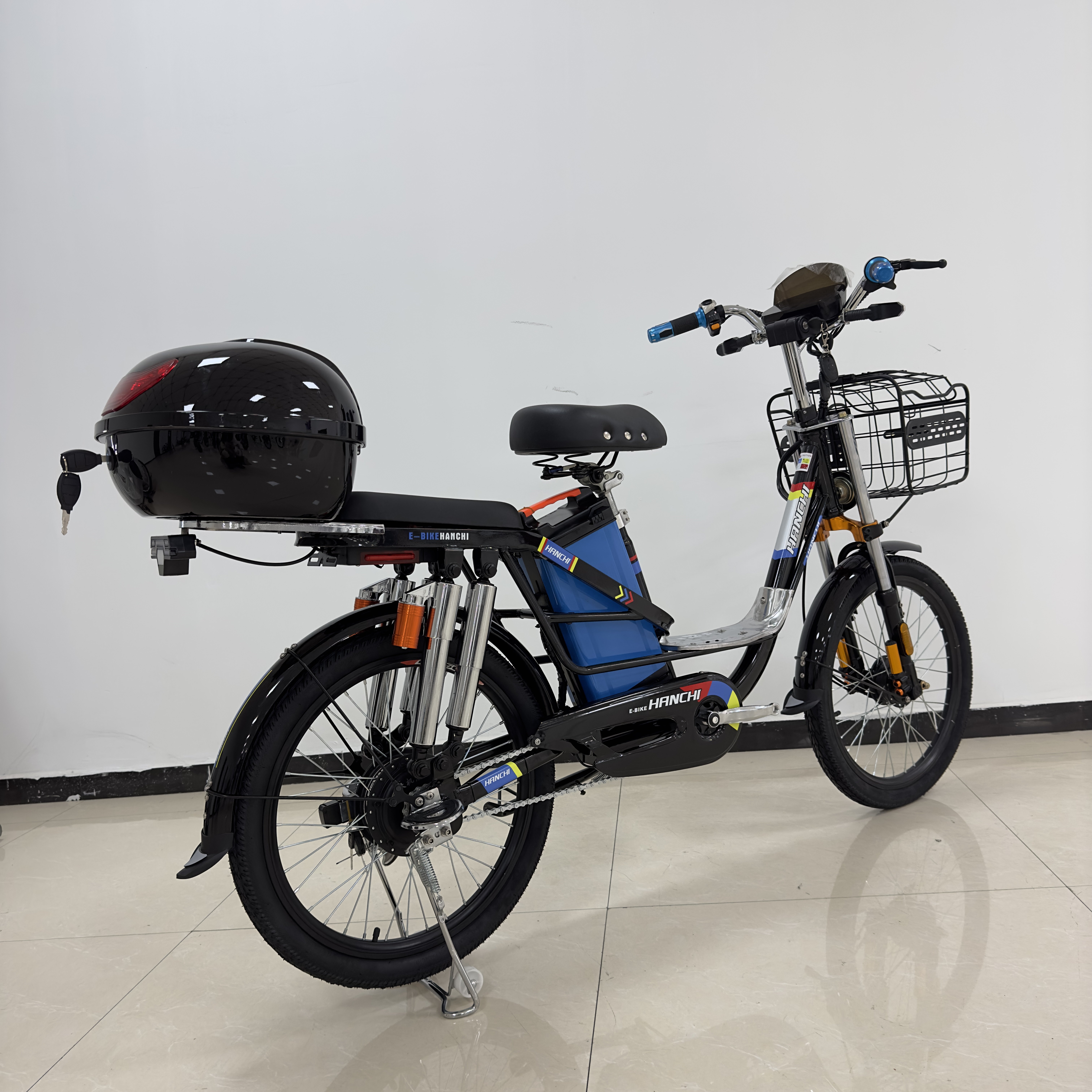 Hot Selling 350w 48v 12Ah Drum Brake 20 Inch Tire 2-Wheel Offroad Mountain City Electric Bicycle