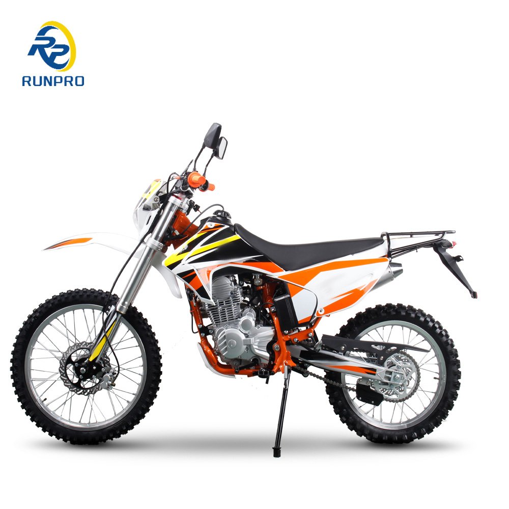 New Arrival 250cc Single Cylinder Petrol Off-Road Dirt Bike Adult 4 Stroke Motorcycle Electric Fuel Disc Brake F/R Kick Start