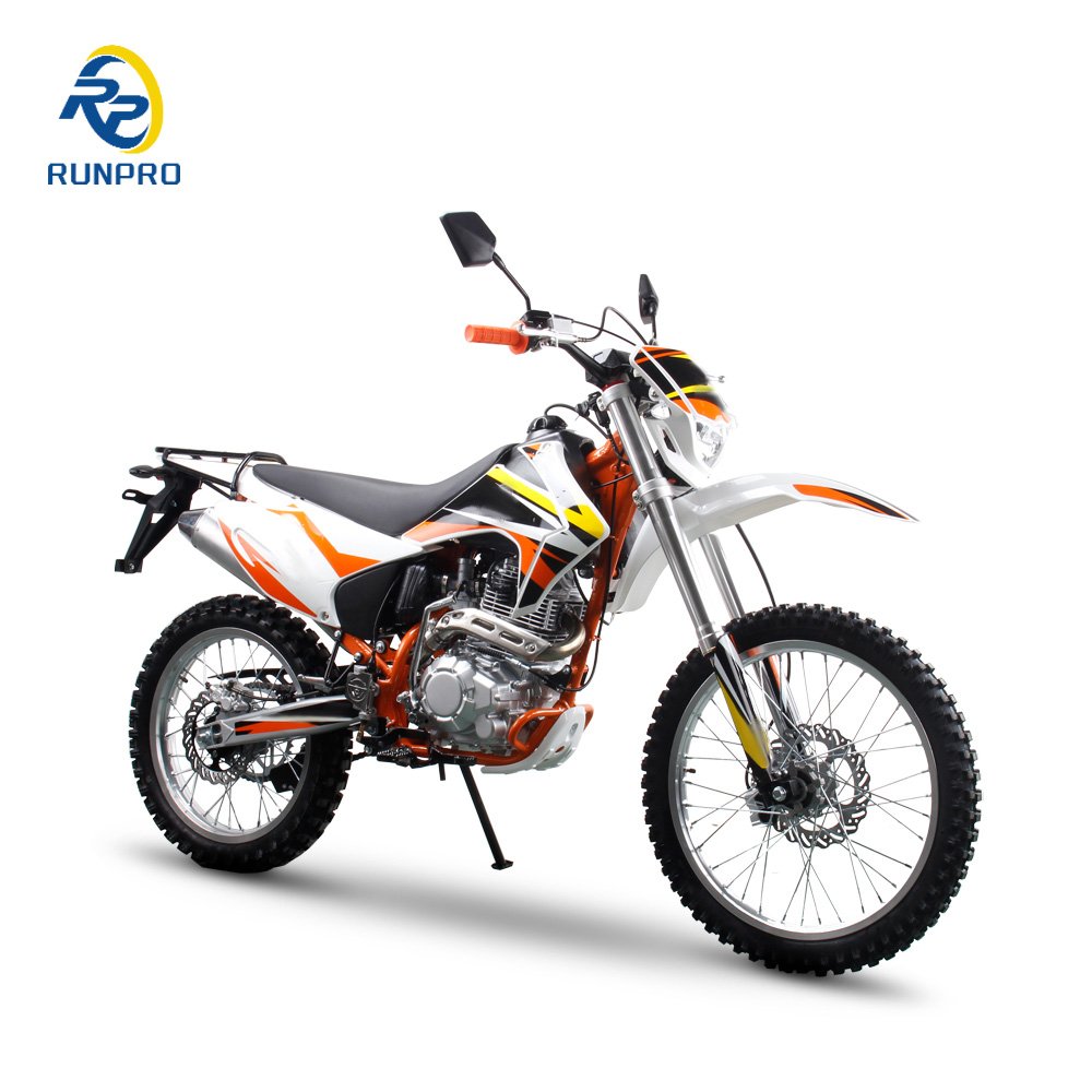 New Arrival 250cc Single Cylinder Petrol Off-Road Dirt Bike Adult 4 Stroke Motorcycle Electric Fuel Disc Brake F/R Kick Start