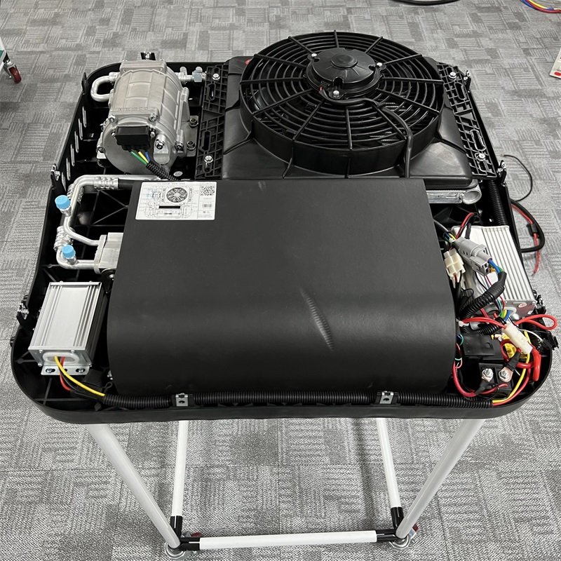 24V AC 12V Truck Air Conditioner Electric Rooftop Air Conditioning for Motorhome Caravan Auto Parking Conditioner for Cars