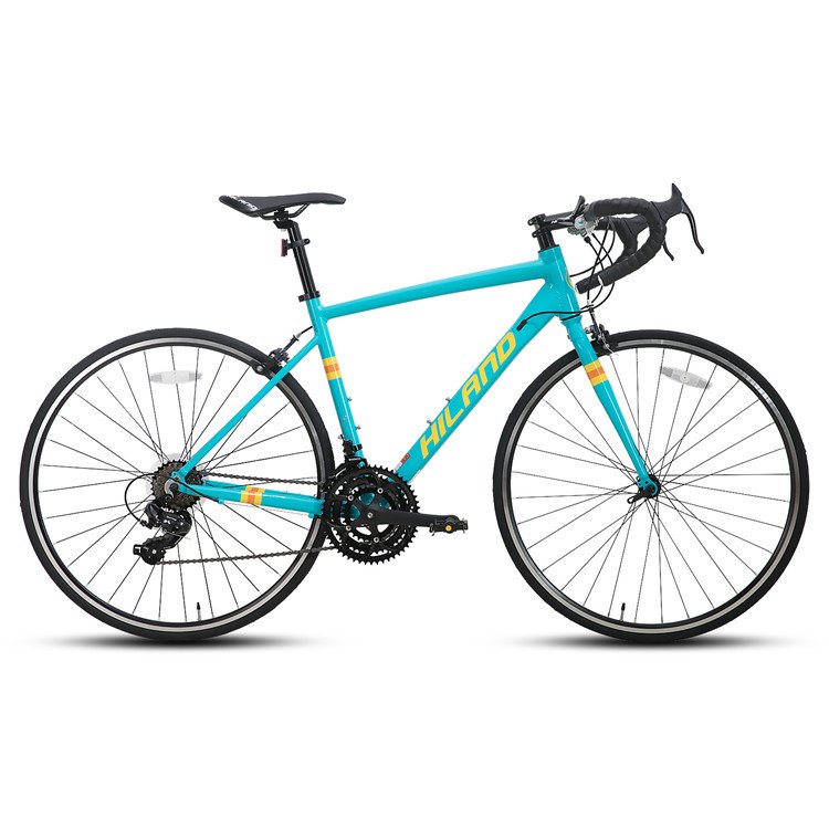 JOYKIE HILAND Red 700C 21 Speed Alloy Frame Bicycle Race Cycle Road Bike for Men