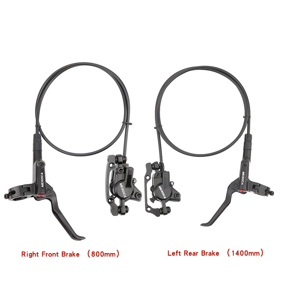Hot Sale Black Foldable Road Bike MTB Integrated Oil Cylinder Nutt Design Hydraulic Disc Brake Aluminum Alloy for BMX Riding