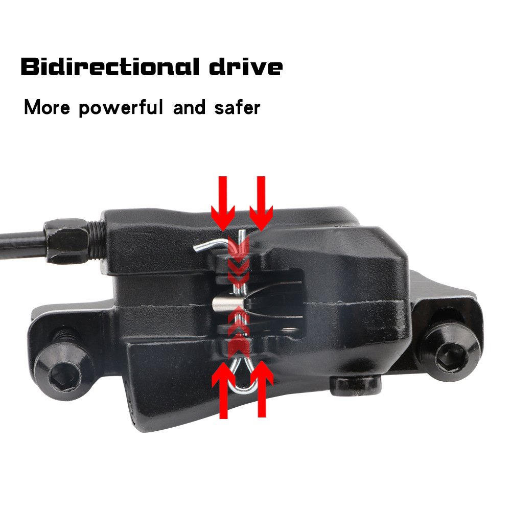 Hot Sale Black Foldable Road Bike MTB Integrated Oil Cylinder Nutt Design Hydraulic Disc Brake Aluminum Alloy for BMX Riding
