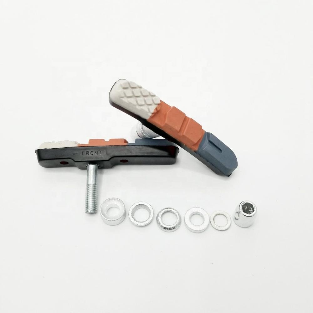 EU Standard Quality Folding MTB Mountain Bike V-Brake Bicycle Brake Shoes Bicycle Brake Pads