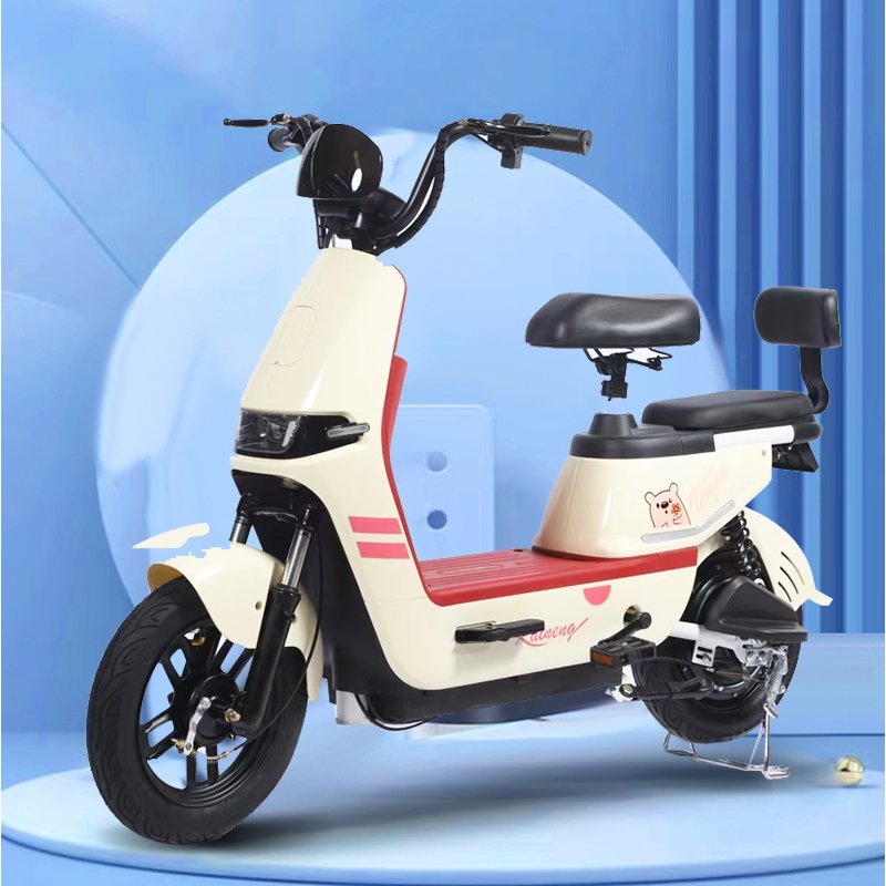 14Inch Electric Bike for Sale With Pedals Two Seats Scooter Electric City Bike 350W Adult Electric Scooters City Bike Motorcycle