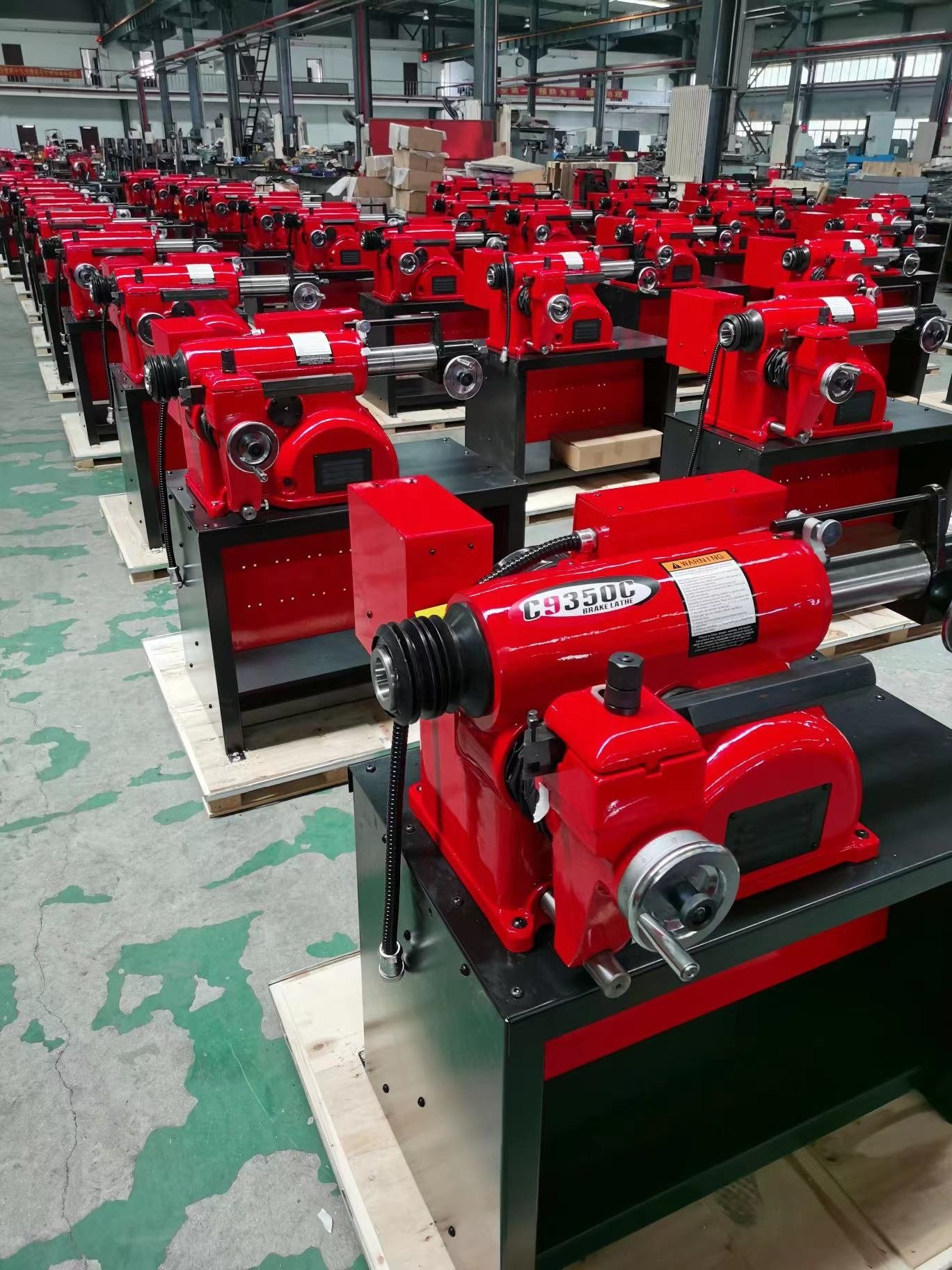 C9350C Brake Lathe Disc Car Drum Brake Disc Skimmer Machine with DC Servo Motor Brake Disc and Drum Grinding Machine
