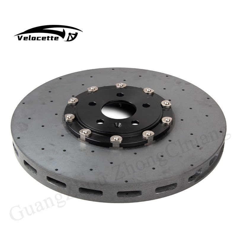 New Carbon Fiber Ceramic Brake Disc for Mercedes GLE 63 2018 2021 Audi S5 A4 Fender BMW F20 F30 Compatible with Carbon Rotor