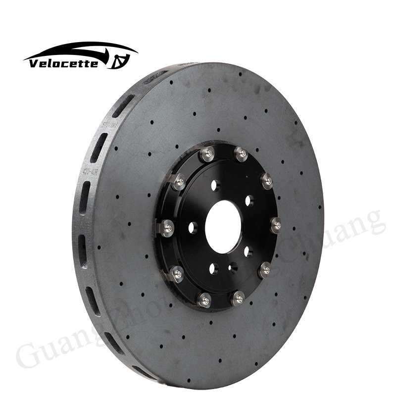 New Carbon Fiber Ceramic Brake Disc for Mercedes GLE 63 2018 2021 Audi S5 A4 Fender BMW F20 F30 Compatible with Carbon Rotor