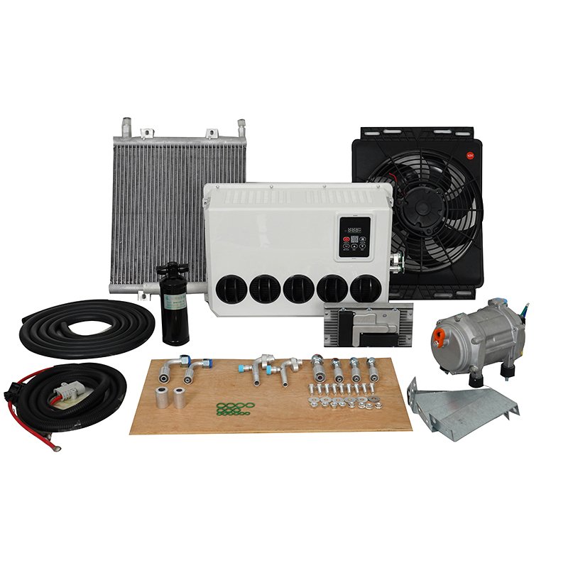 China Factory 12v 24V Truck Air Conditioner Battery Cooler for Truck Sleeper Machinery Vehicle Parking Air Conditioner