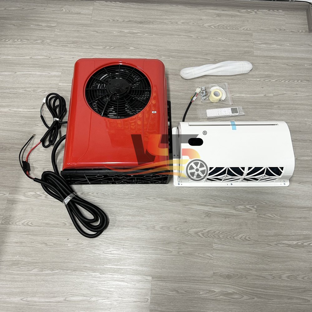Aire Acondicionado 12v for Truck 12V Ac Air Conditioning Unit Electric Air Conditioner for Semi Truck Ac Unit Parking Cooler