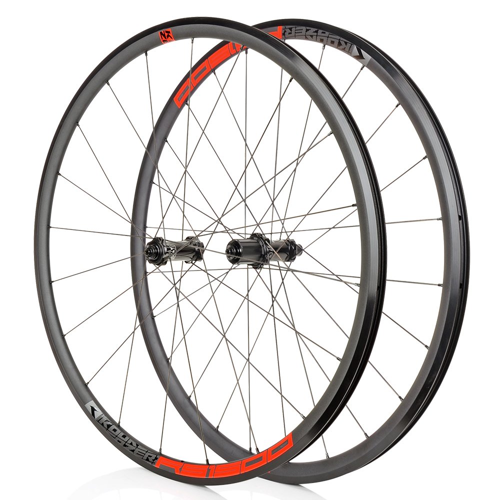 Koozer RS1500 Road Rim Brake Bicycle Wheel Set 700C 20 24 Hole 5x100 5x130mm QR HGR XDR MSR 10 11 12S Tubeless Ready Ratchet 622
