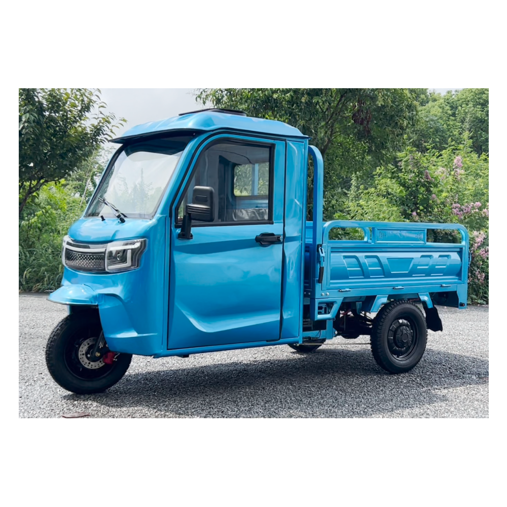EEC Long Range Heavy Load 3000W Closed CAB Electric Tricycle Direct Sales From Manufacturer