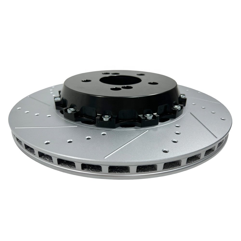 Hsingyik 330MM Drilled and Slotted 4615A186 4615A025 Rear Brake Disc Rotor for Mitsubishi Lancer Viii Saloon 2.0 Evo X