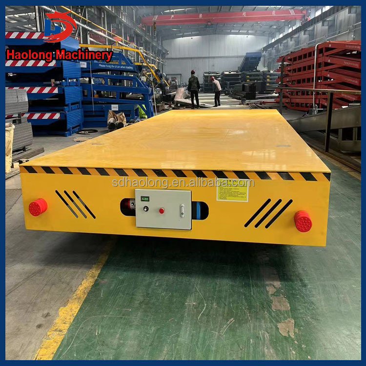 Customizable Four-Wheeled Flatbed Truck New Steel Tractive Flatbed Trailer for Warehouse Material Handling Direct From Factory