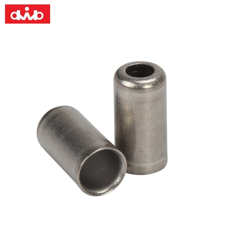 OEM Manufacturer Supply SUS 304 Stainless Steel Crimping Ferrules Automotive Brake Sleeve Ferrules for 5mm Brake Outer Cables