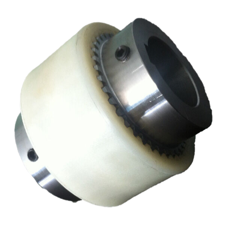 New Listing Drum Nylon Sleeve Full Hirth Gear Joint Tooth Face Coupling Non-Metalic Nylon Gear Tooth Coupling