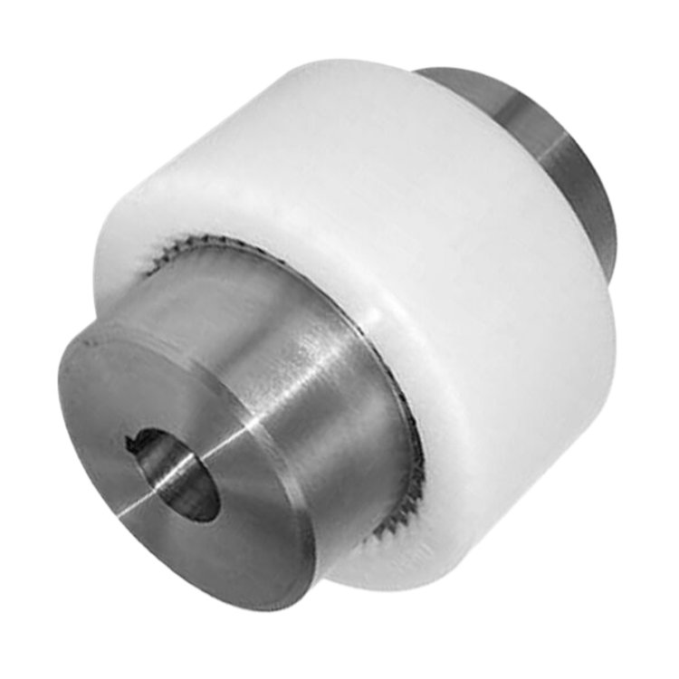 New Listing Drum Nylon Sleeve Full Hirth Gear Joint Tooth Face Coupling Non-Metalic Nylon Gear Tooth Coupling