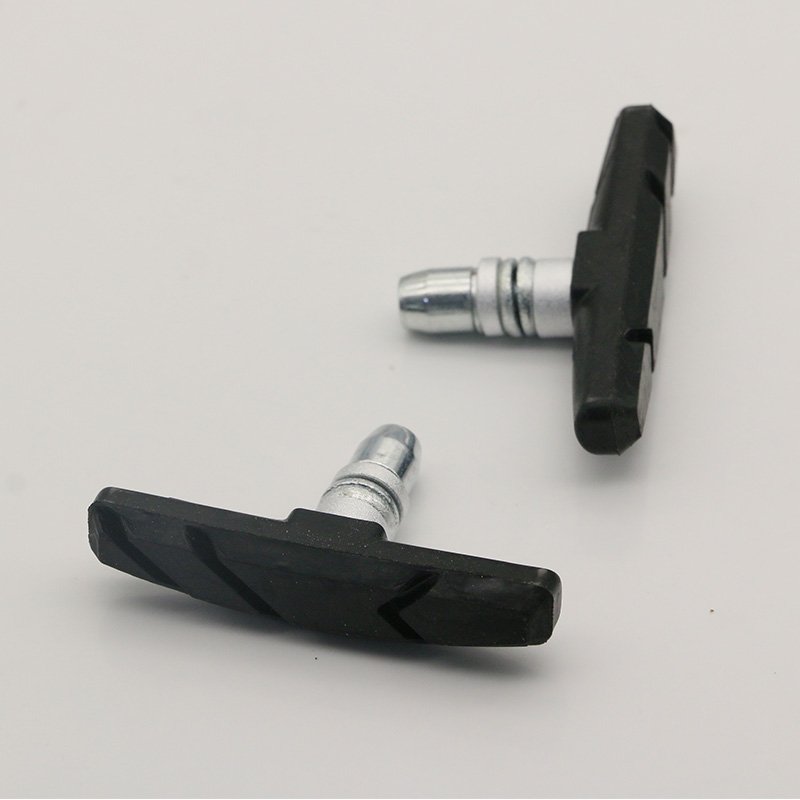 MTB Road Bike Durable Rubber V-Brake Pads Bicycle Brake Cycling Bike Brake Holder Shoes