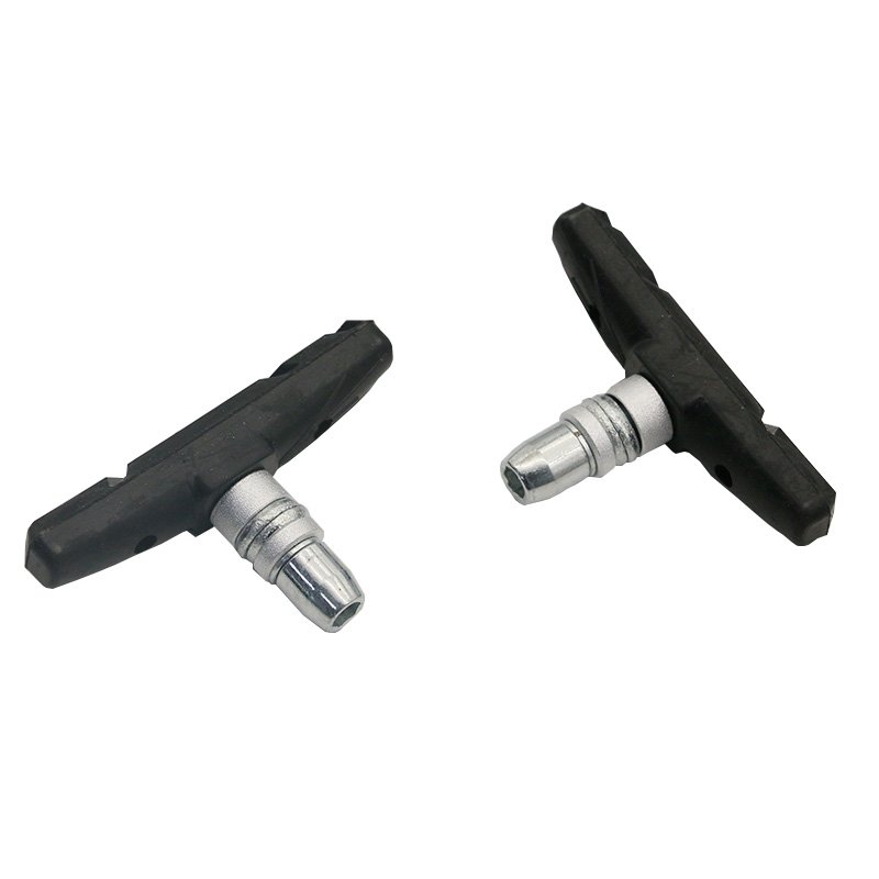 MTB Road Bike Durable Rubber V-Brake Pads Bicycle Brake Cycling Bike Brake Holder Shoes