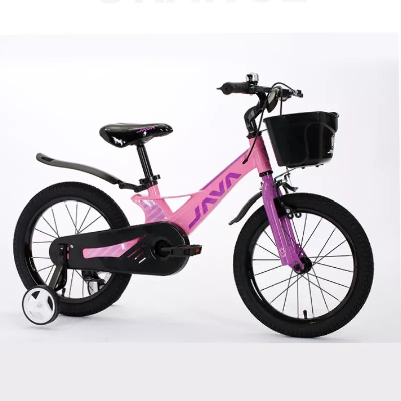 Java Kid Balance Auxiliary Wheel Mini 14 16 18 Inch Magnesium Toddle Bikes for 3- 9 Years Kids Children With Training Wheels