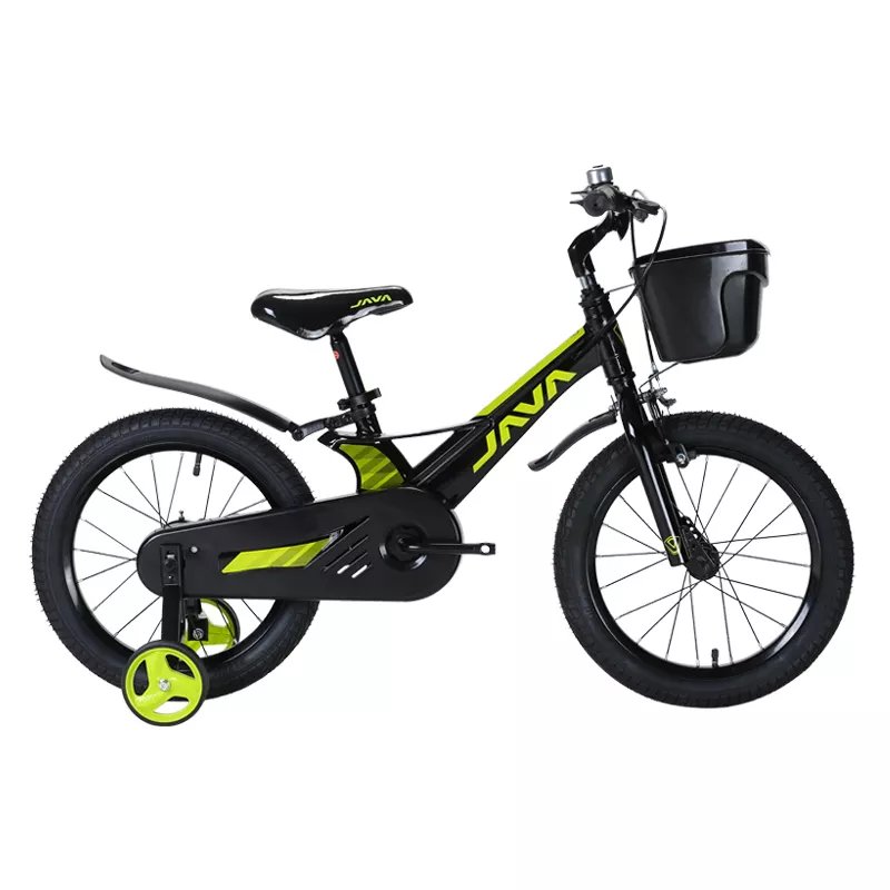 Java Kid Balance Auxiliary Wheel Mini 14 16 18 Inch Magnesium Toddle Bikes for 3- 9 Years Kids Children With Training Wheels