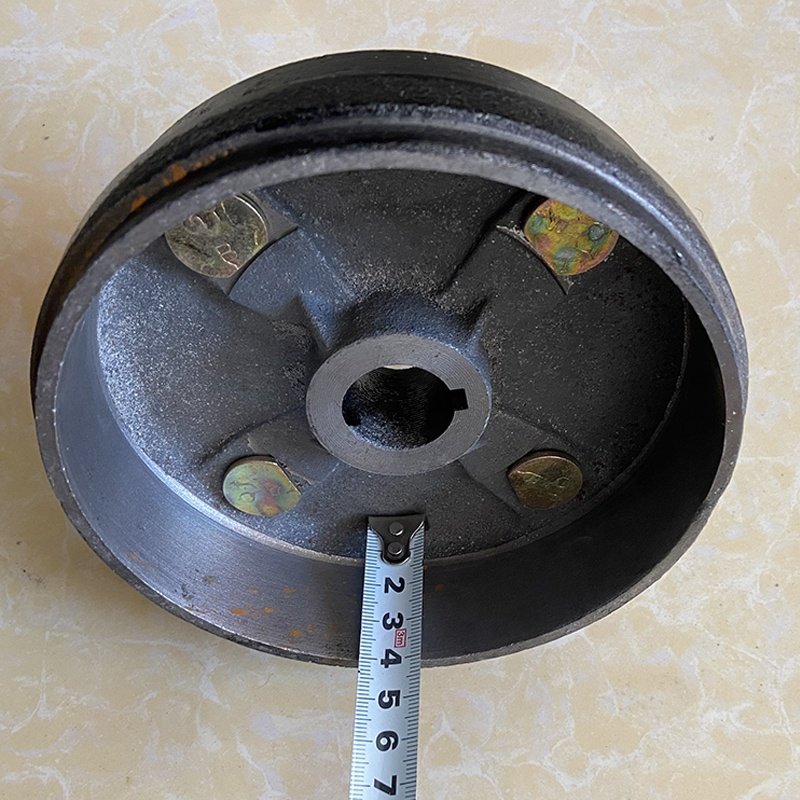 130 4 Hole Rear Brake Drum Thickened Fixed Brake Wheel Hub Electric Tricycle Retrofit Car Brake Drum Set